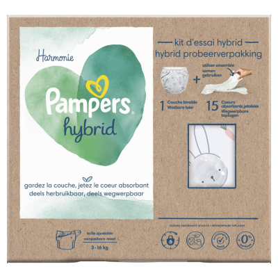 Couches Pampers Harmonie Hybrid