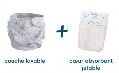 Couches Pampers Harmonie Hybrid